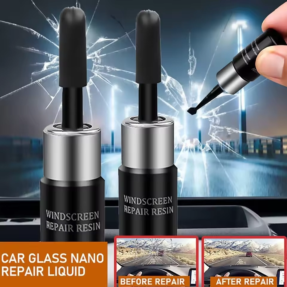 Car Windshield Glass Cracked Repair Agent Window Glass Scratch Nano Repairing Set Crack Restore